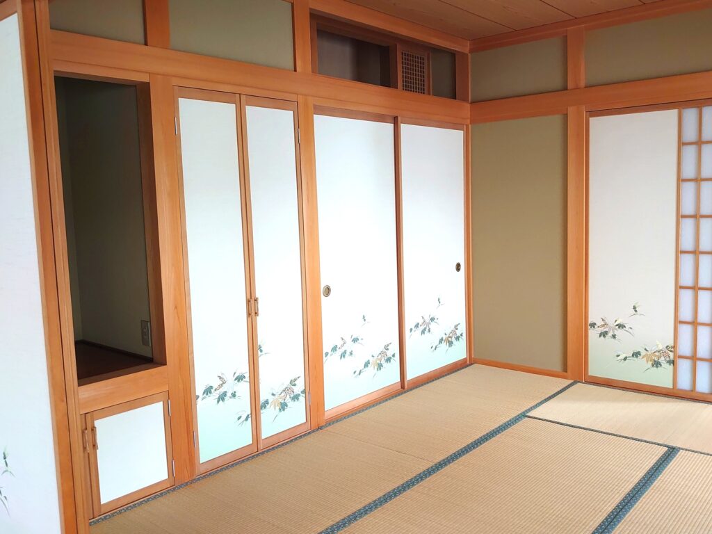 「新しい畳の香りが心地よくて、リラックスできます!」